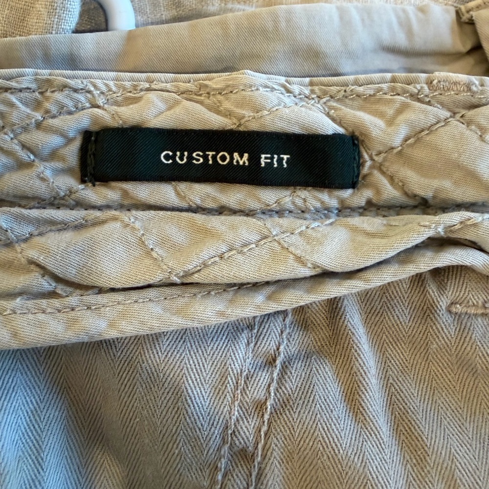Rodd & Gunn Custom Fit Shorts 32 Gray Stretch Cotton Chino Casual Tailored - Picture 4 of 8